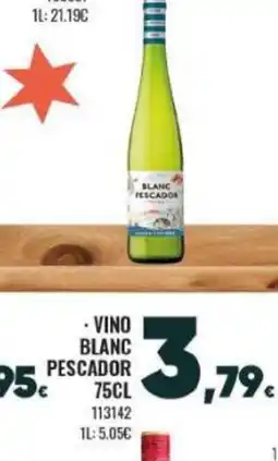 Family Cash Vino blanc pescador oferta