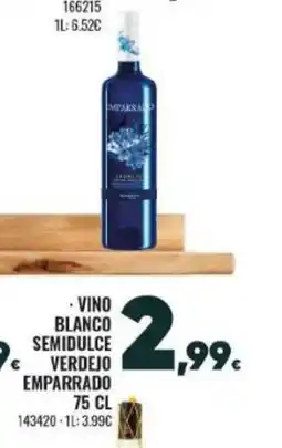 Family Cash Vino blanco semidulce verdejo emparrado oferta