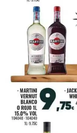 Family Cash MARTINI Vermut blanco o rojo oferta