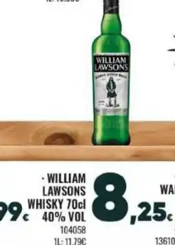 Family Cash WILLIAM LAWSONS Whisky oferta