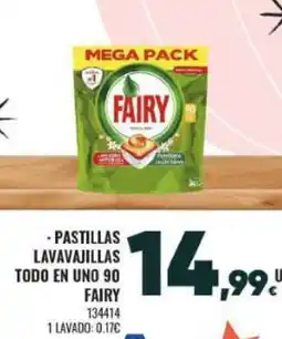 Family Cash FAIRY Pastillas lavavajillas todo en uno oferta
