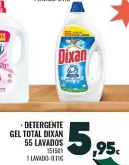 Family Cash DIXAN Detergent gel total oferta