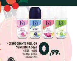 Family Cash FA Desodorante roll-on surtido oferta