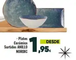 Family Cash ANILLO NORDIC Platos Cerámica Surtidos oferta