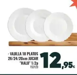 Family Cash Vajillas 18 platos oferta