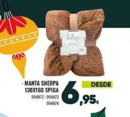 Family Cash Manta sherpa oferta