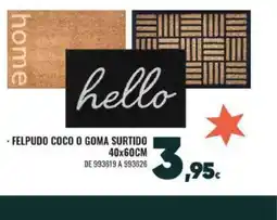 Family Cash Felpudo coco o goma surtido oferta