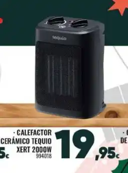 Family Cash Calefactor cerámico tequio xert 2000w oferta