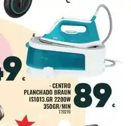 Family Cash Centro planchado braun is1013.gr 2200w 350gr/min oferta