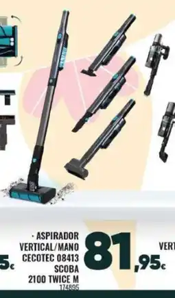 Family Cash Aspirador vertical/mano cecotec 08413 scoba 2100 twice m oferta