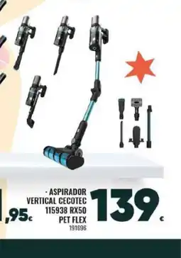 Family Cash Aspirador vertical cecotec 115938 rx50 pet flex oferta