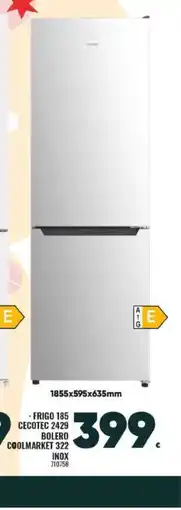 Family Cash Frigo 185 cecotec 2429 bolero coolmarket 322 oferta
