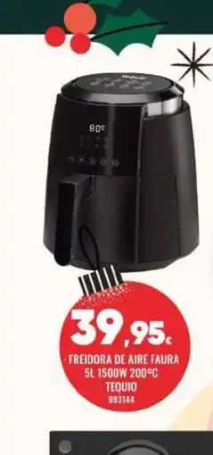 Family Cash Freidora de aire faura 5l 1500w 200ºc tequio oferta