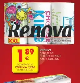 CashDiplo RENOVA Rollo de cocina desing xxl, 3 rollos oferta