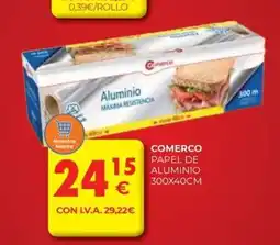 CashDiplo COMERCO Papel de aluminio oferta