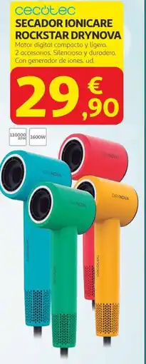 Alcampo CECOTEC Secador ionicare rockstar drynova oferta