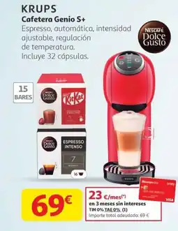 Alcampo KRUPS Cafetera Genio S+ oferta