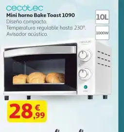 Alcampo CECOTEC Mini horno Bake Toast 1090. oferta