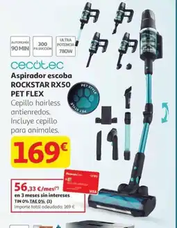 Alcampo CECOTEC Aspirador escoba ROCKSTAR RX50 PET FLEX oferta