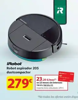 Alcampo IROBOT Robot aspirador 205 dustcompactor oferta