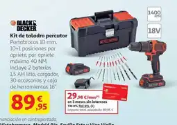 Alcampo BLACK DECKER Kit de taladro percutor oferta