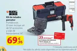 Alcampo BLACK DECKER Kit de taladro percutor oferta