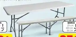 Alcampo Mesa de resina plegable oferta
