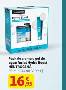 Alcampo NEUTROGENA Pack de crema o gel de agua facial Hydra Boost oferta