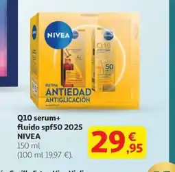 Alcampo NIVA Q10 serum+ fluido spf50 2025 oferta