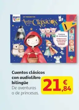 Alcampo Cuentos clásicos con audiolibro bilingüe oferta