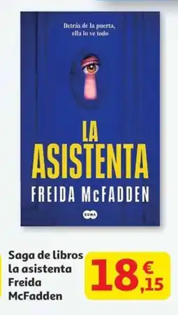 Alcampo Saga de libros la asistenta Freida McFadden oferta