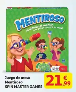 Alcampo SPIN MASTER GAMES Juego de mesa Mentiroso oferta