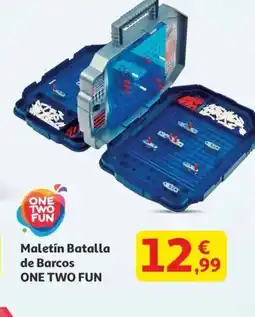 Alcampo ONE TWO FUN Maletín Batalla de Barcos oferta
