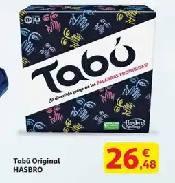 Alcampo HASBRO Tabú Original oferta