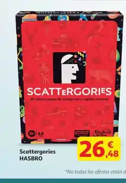 Alcampo HASBRO Scattergories oferta