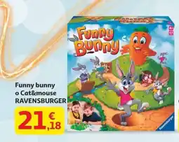 Alcampo RAVENSBURGER Funny bunny o Cat&mouse oferta