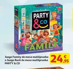 Alcampo PARTY & CO Juego Family de mesa multiprueba o Juego Rush de mesa multiprueba oferta
