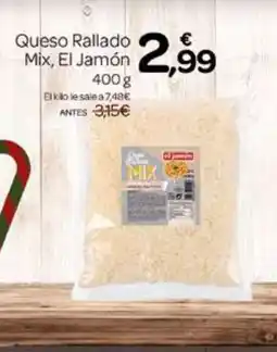 Supermercados El Jamón EL JAMÓN Queso Rallado Mix oferta