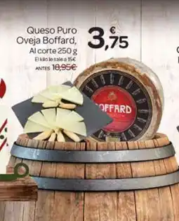 Supermercados El Jamón BOFFARD Queso Puro Oveja oferta