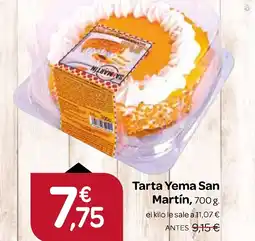 Supermercados El Jamón SAN MARTIN Tarta Yema oferta