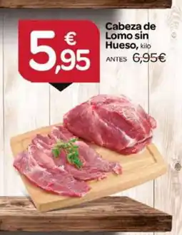 Supermercados El Jamón Cabeza de Lomo sin Hueso oferta