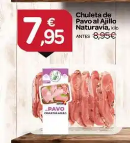 Supermercados El Jamón Chuleta de Pavo al Ajillo Naturavia oferta