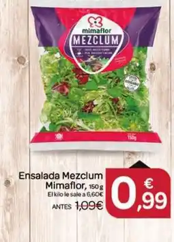 Supermercados El Jamón MIMAFLOR Ensalada Mezclum oferta