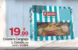 Supermercados El Jamón Clústers Cangrejo L Cocido oferta