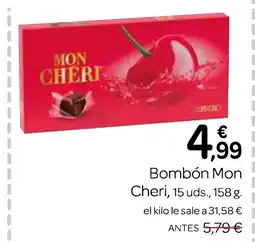 Supermercados El Jamón MON CHERI Bombón oferta
