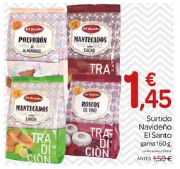 Supermercados El Jamón EL SANTO Surtido Navideño oferta