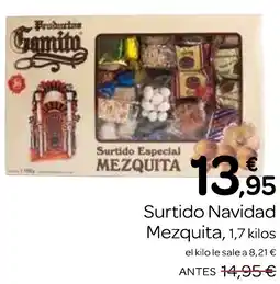 Supermercados El Jamón MESQUITA Surtido Navidad oferta