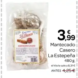Supermercados El Jamón LA ESTEPEÑA Mantecado Casero oferta