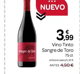 Supermercados El Jamón SANGRE DE TORO Vino Tinto oferta
