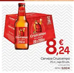 Supermercados El Jamón CRUZCAMPO Cerveza oferta